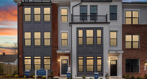 The Cameron and Carlyle Townhomes Dusk
